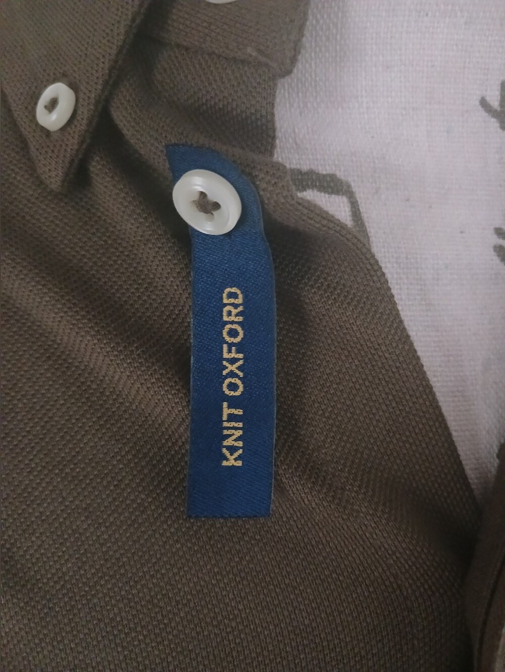 NWT Ralph Lauren Olive Knit Oxford Shirt - Picture 4 of 4